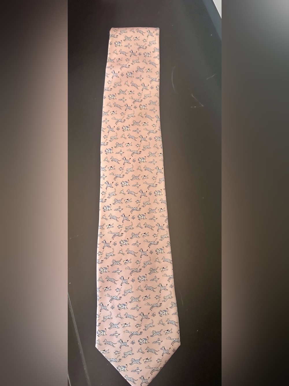 Hermes Silk Tie